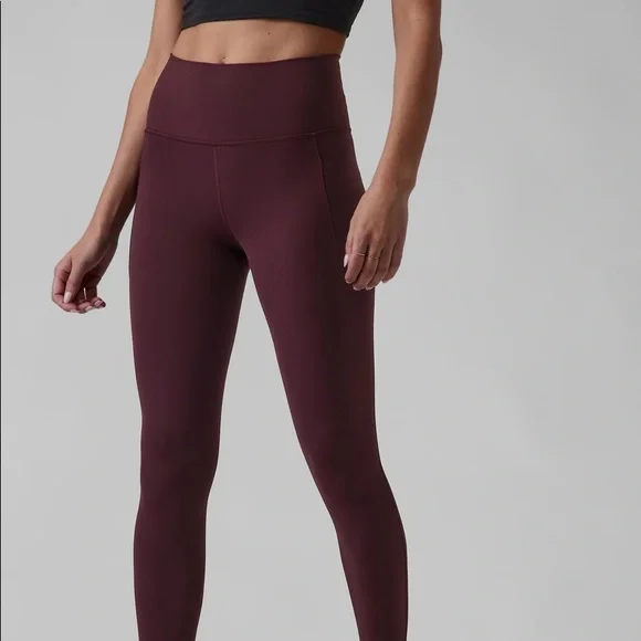 Athleta great stretchy yoga pants with great front and back pockets! - Picture 1 of 14